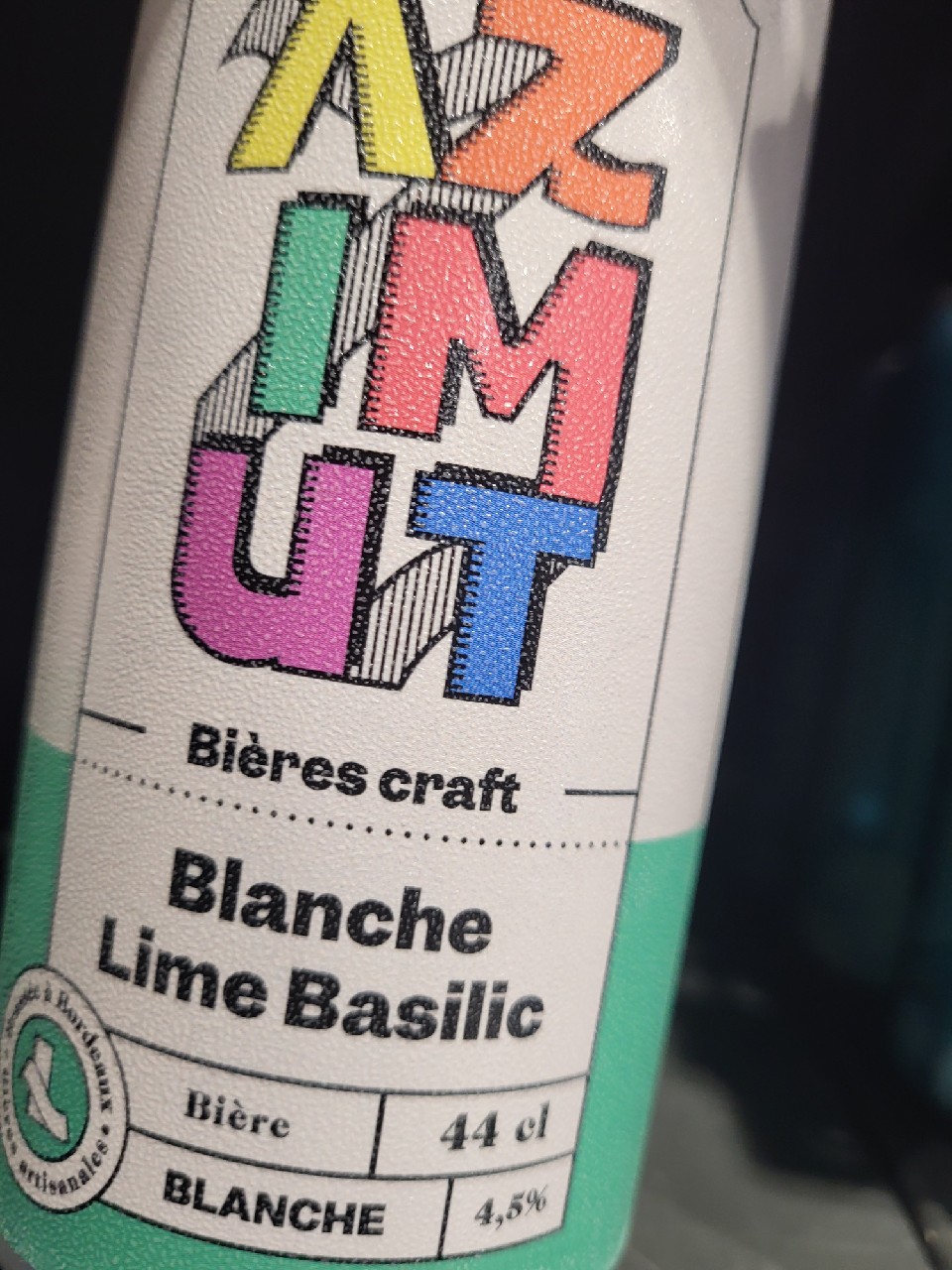 Blanche Lime Basilic, Azimut Brasserie