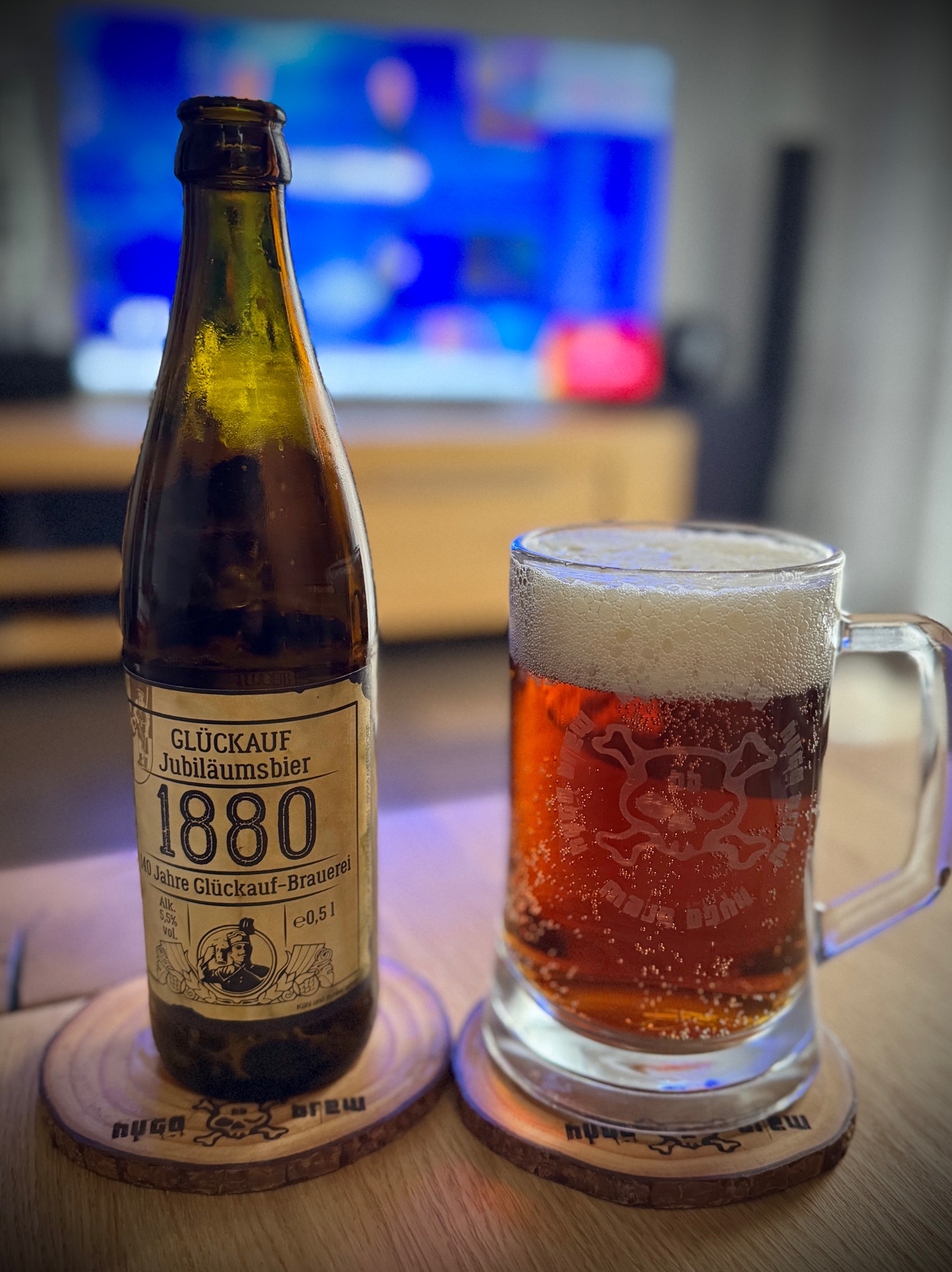Glückauf Jubiläumsbier 1880, Privatbrauerei Glückauf