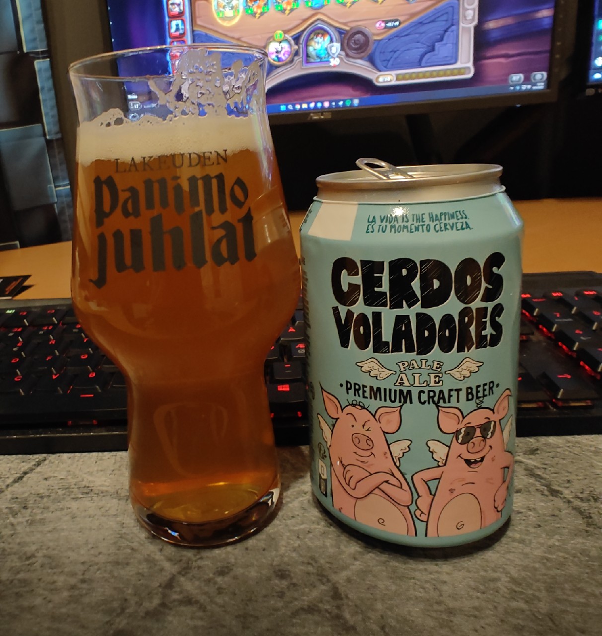 Cerdos Voladores Pale Ale, Barcelona Beer Company