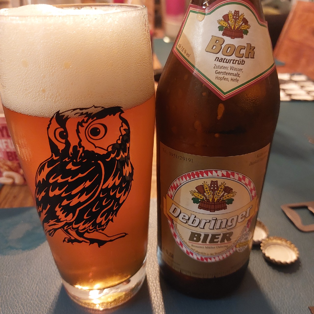 Debringer Bock naturtrüb, Brauerei Müller in Debring