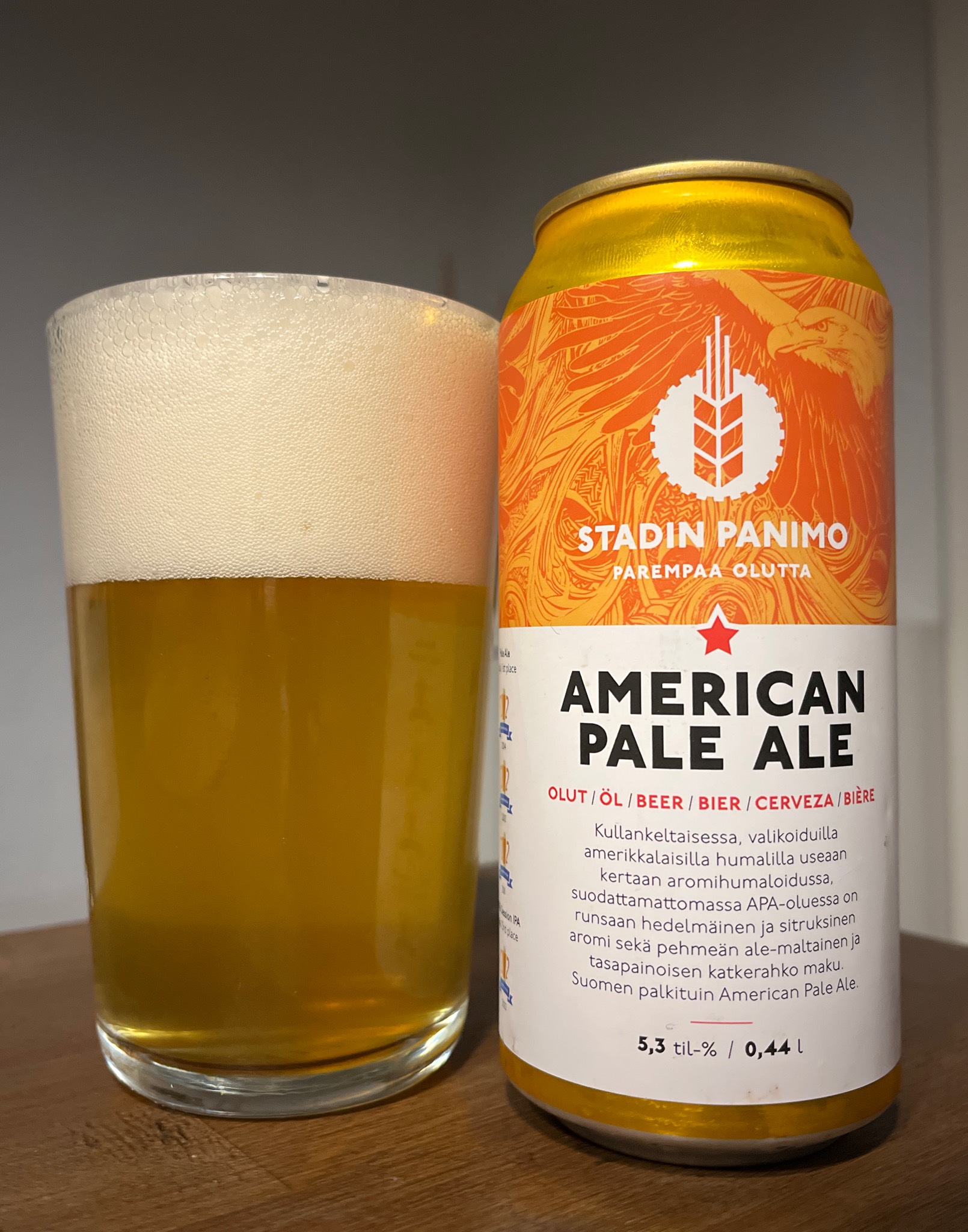Stadin American Pale Ale 5.3%, Finland