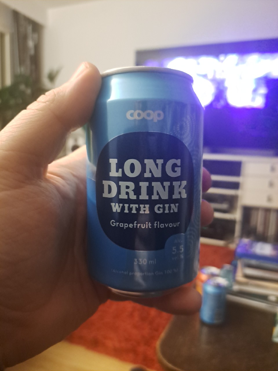 Coop Grapefruit Long Drink, Finland