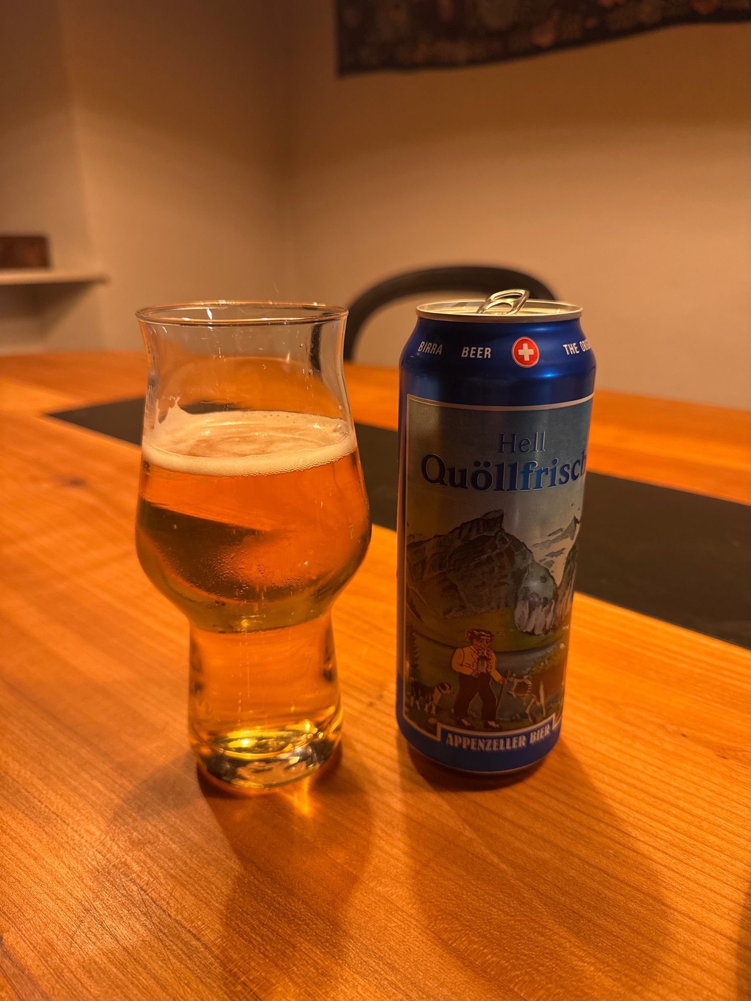 Hell Quöllfrisch, Switzerland