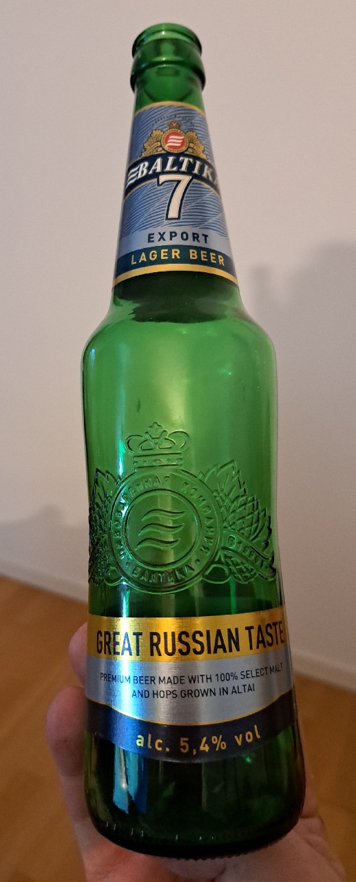 Baltika 7 Eksportnoe / Балтика 7 Экспортное, Russia
