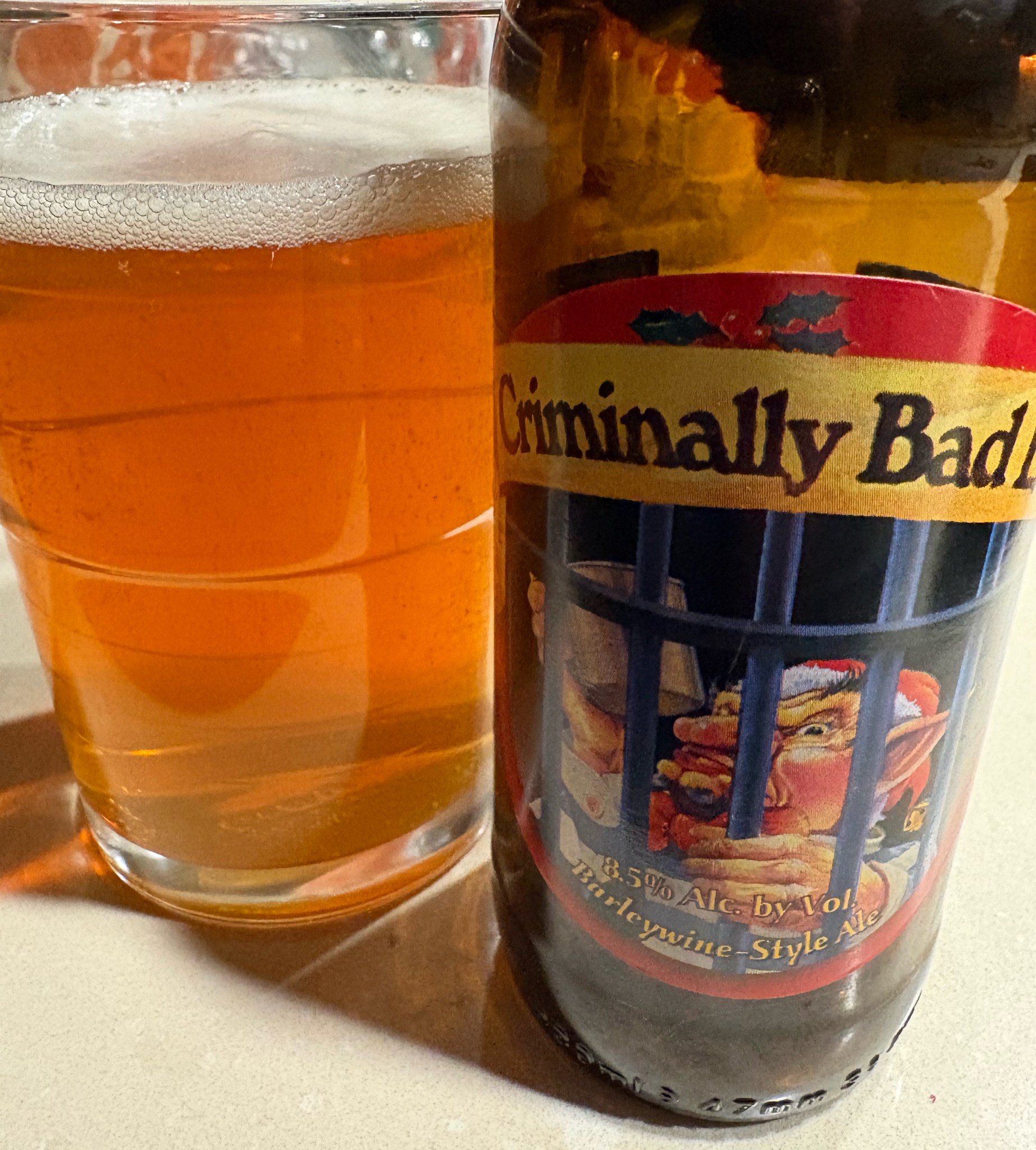 Criminally Bad Elf 8.5%, Ridgeway Brewing