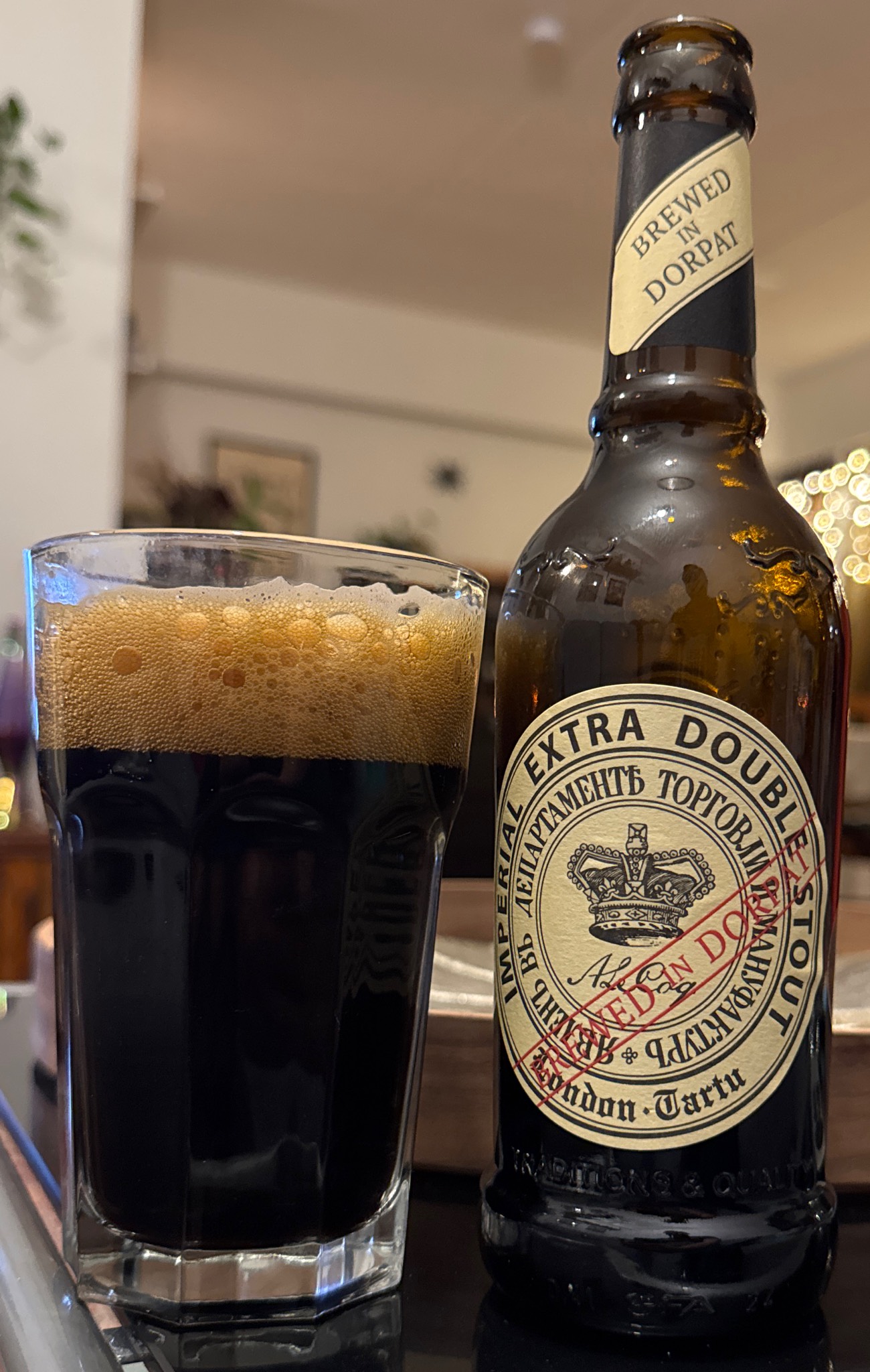 Imperial Extra Double Stout, Estonia