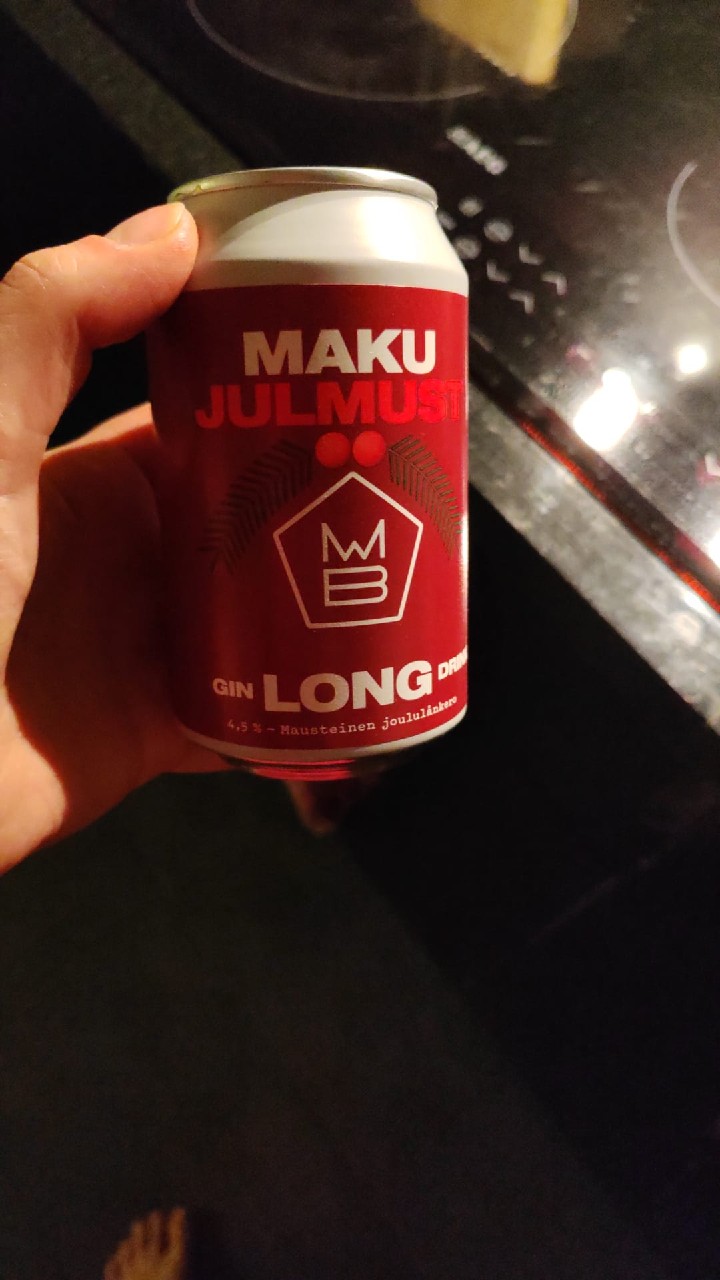 Julmust Gin Long Drink, Maku Brewing