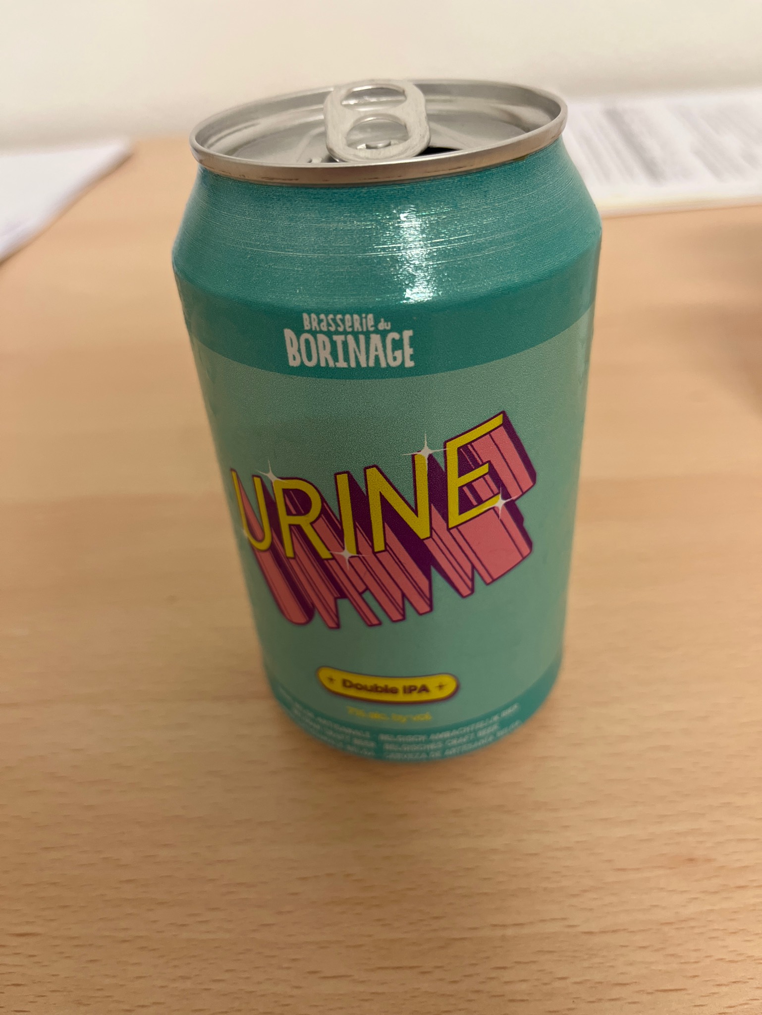 Urine, Brasserie du Borinage