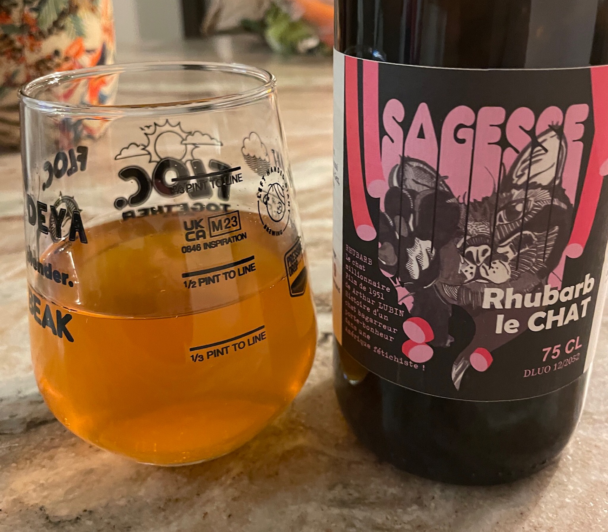 Rhubarb Le Chat, Brasserie Sagesse