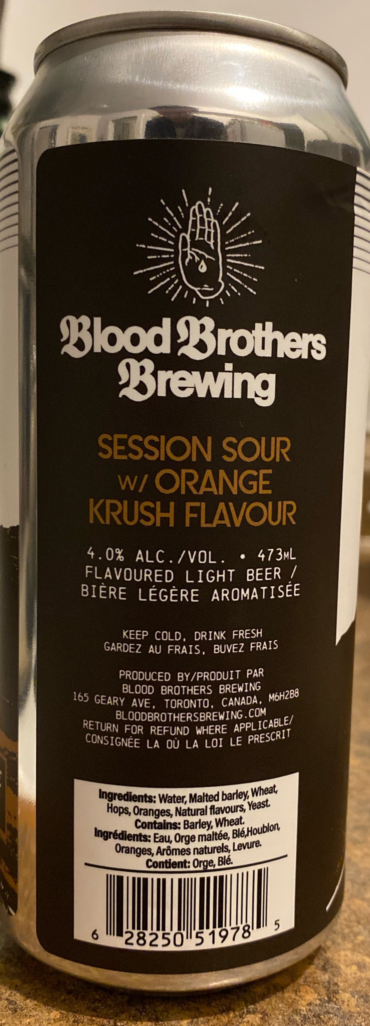 Autopop orange krush, Blood Brothers Brewing