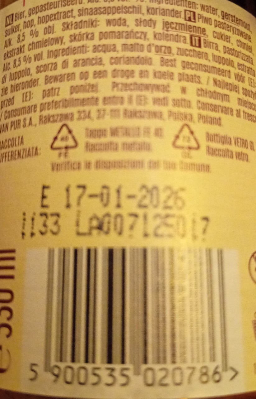 Van Pur Tripel, Poland