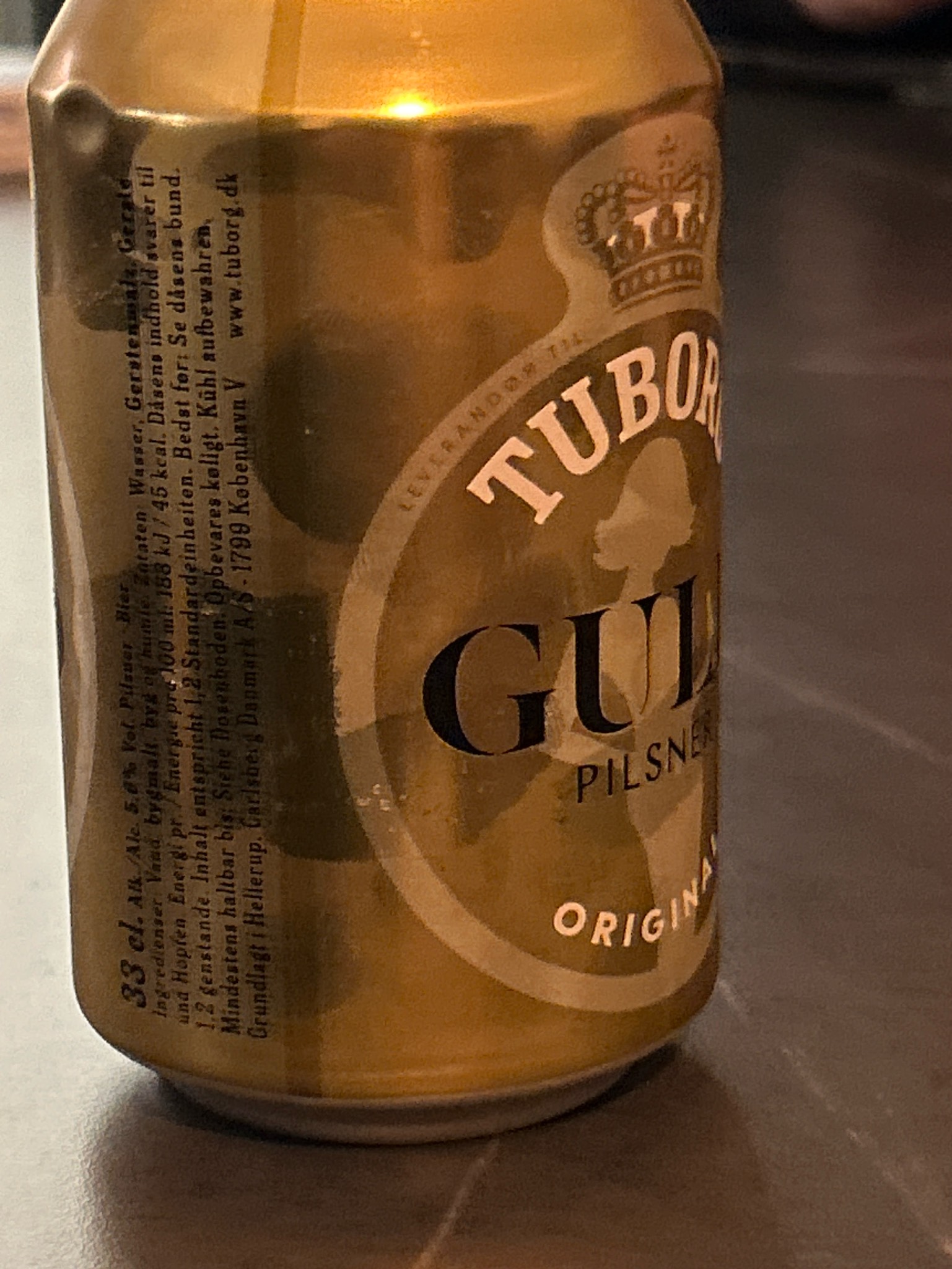 Tuborg Gold, Denmark