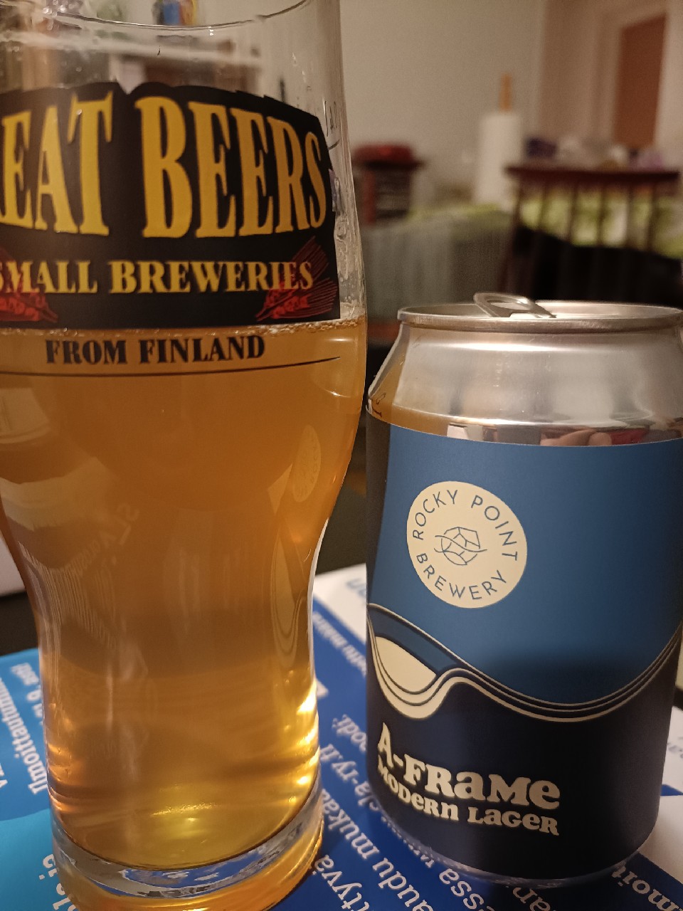 A-Frame Modern Lager, Rocky Point Brewery