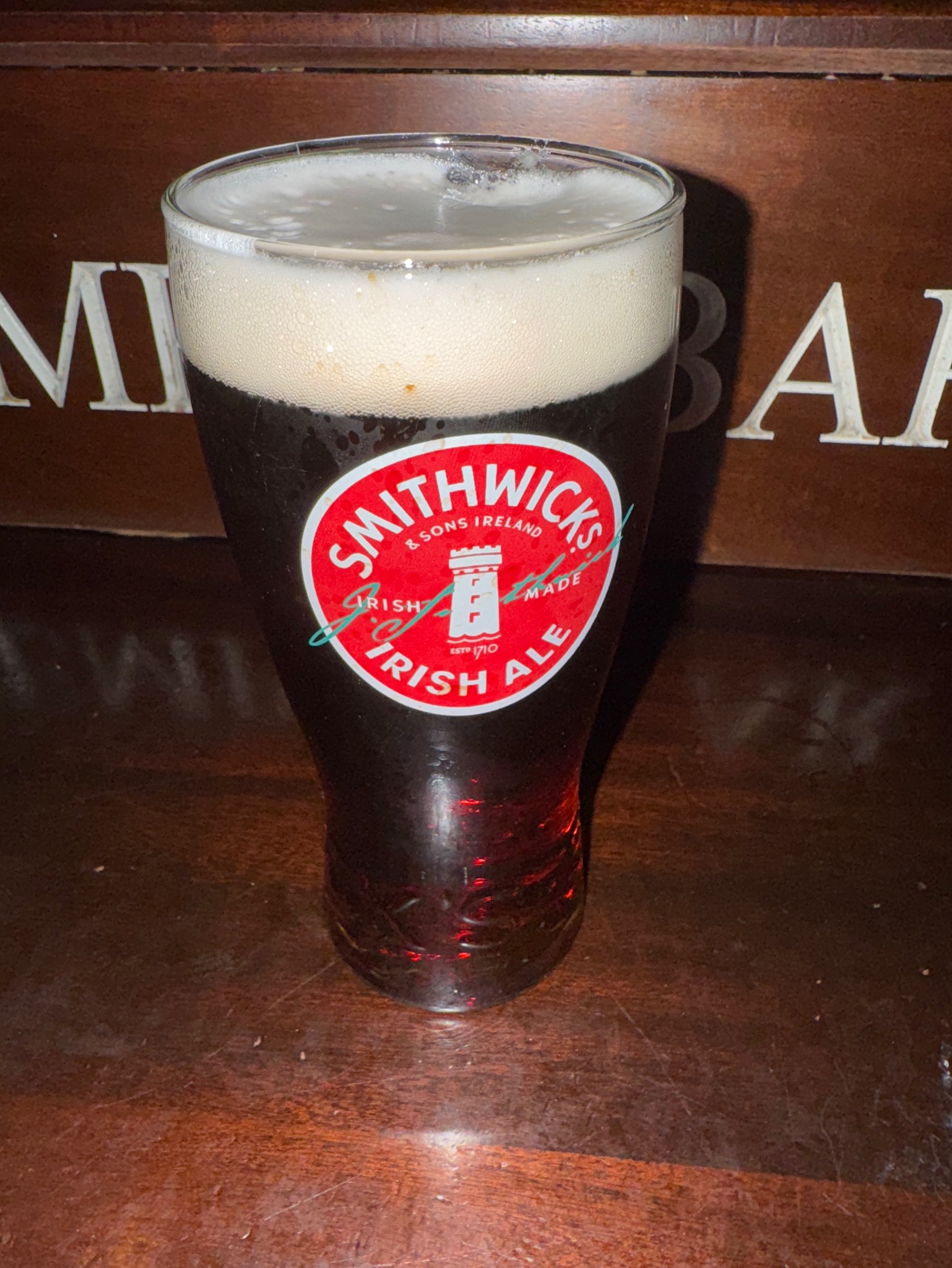 Smithwick's Pale Ale, Ireland