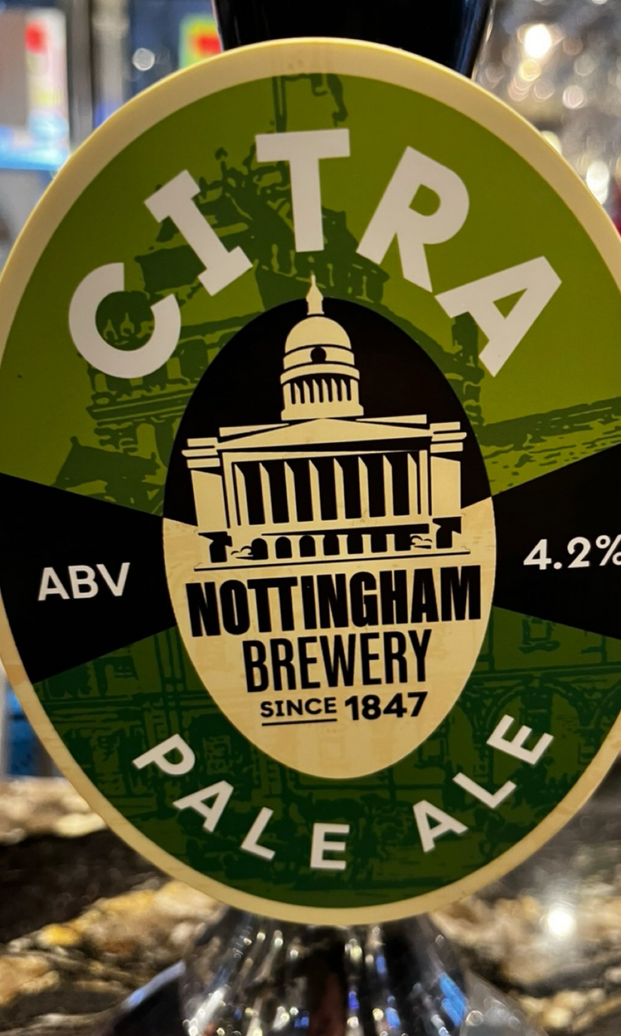 Citra Pale Ale, Nottingham Brewery