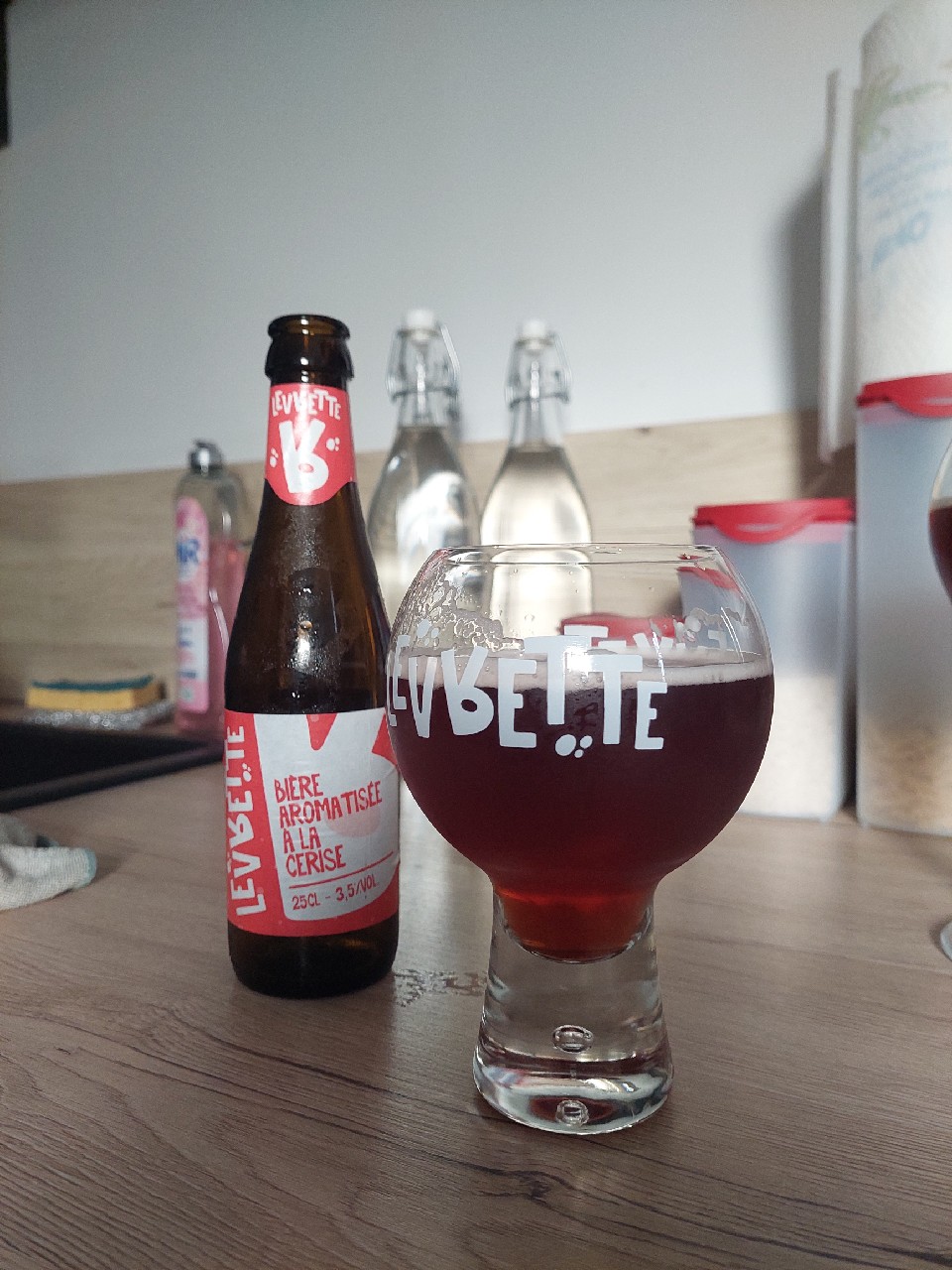 Levrette cerise, Bières Levrette