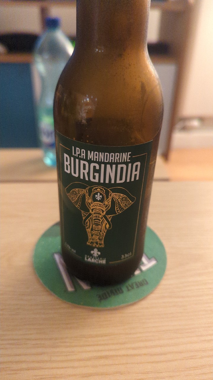 Burgindia IPA Mandarine, Brasserie Larché