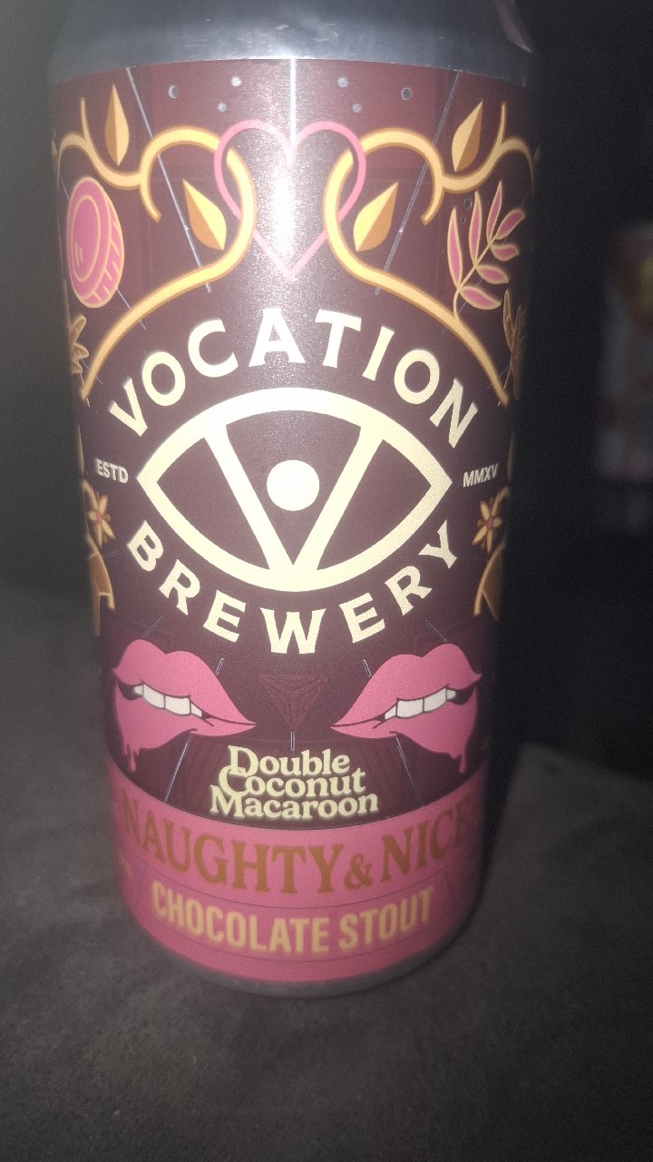 Naughty & Nice Chocolate Stout, Vocation Brewery