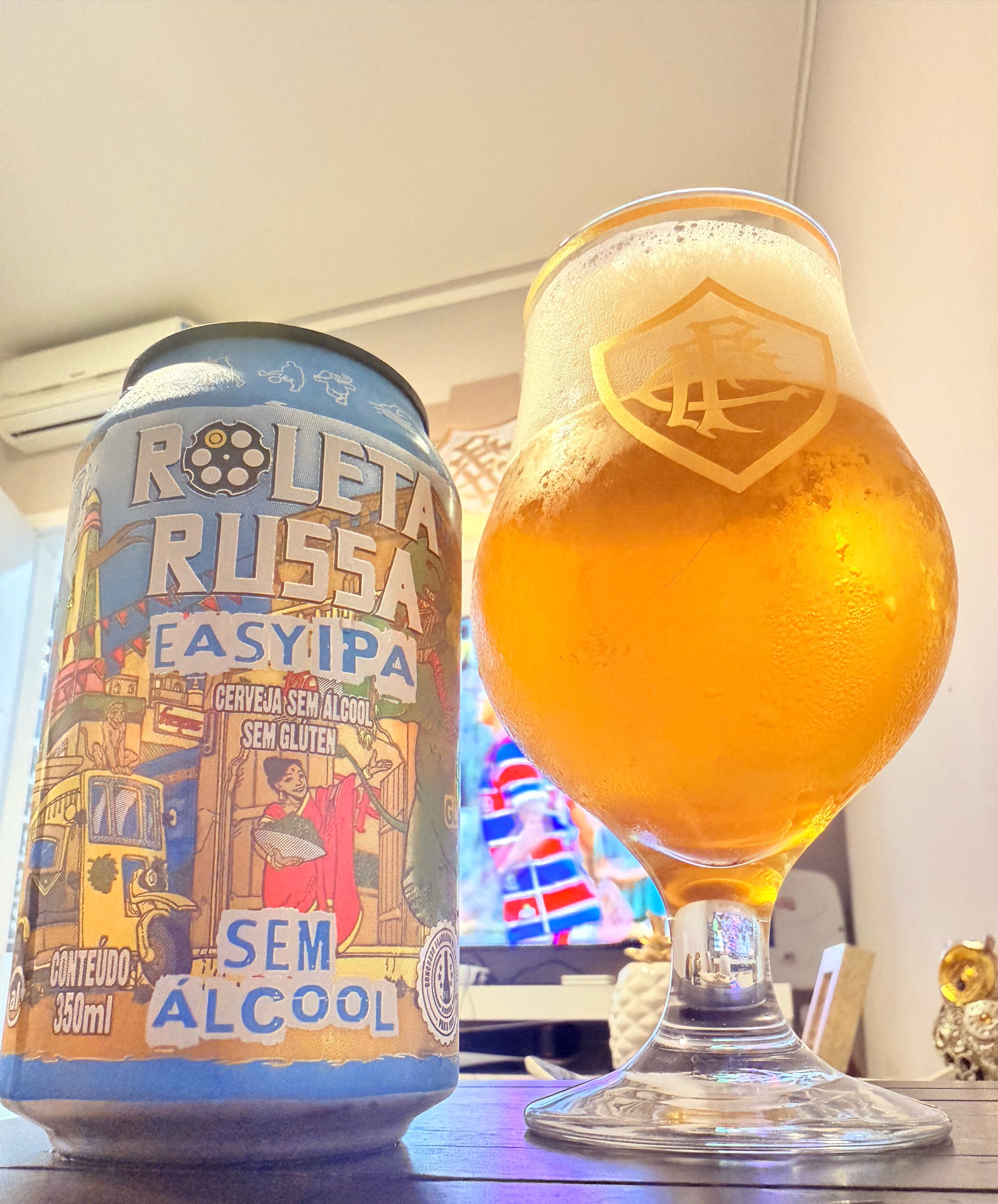 Roleta Russa Easy IPA Sem Álcool, Cervejaria Campo Bom