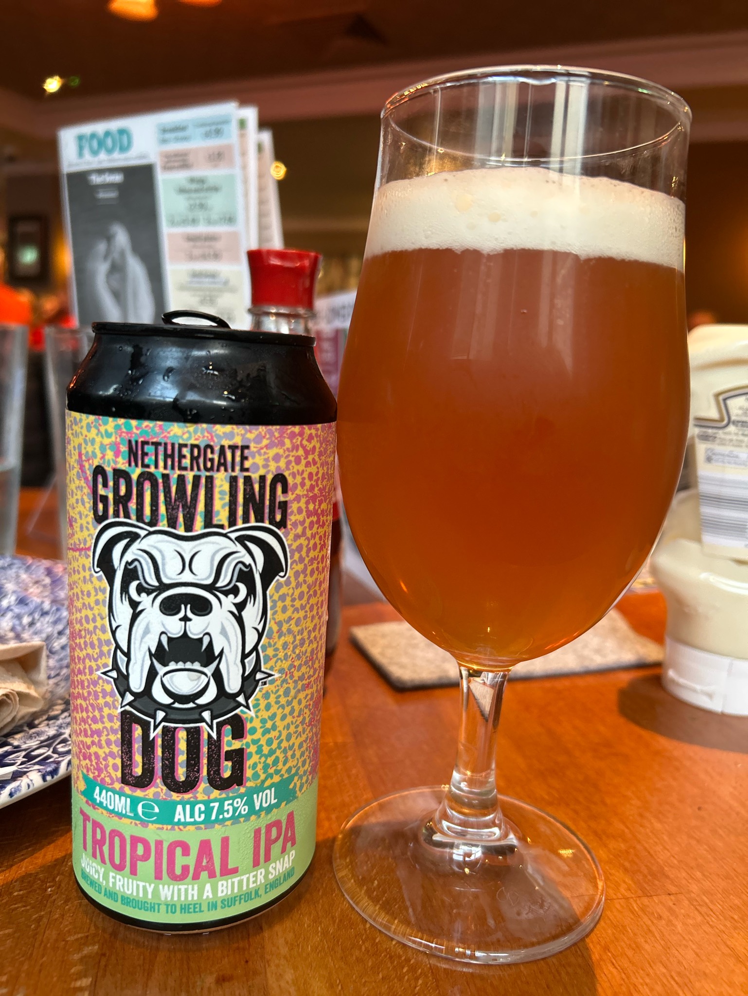 Growling dog, Nethergate Brewery
