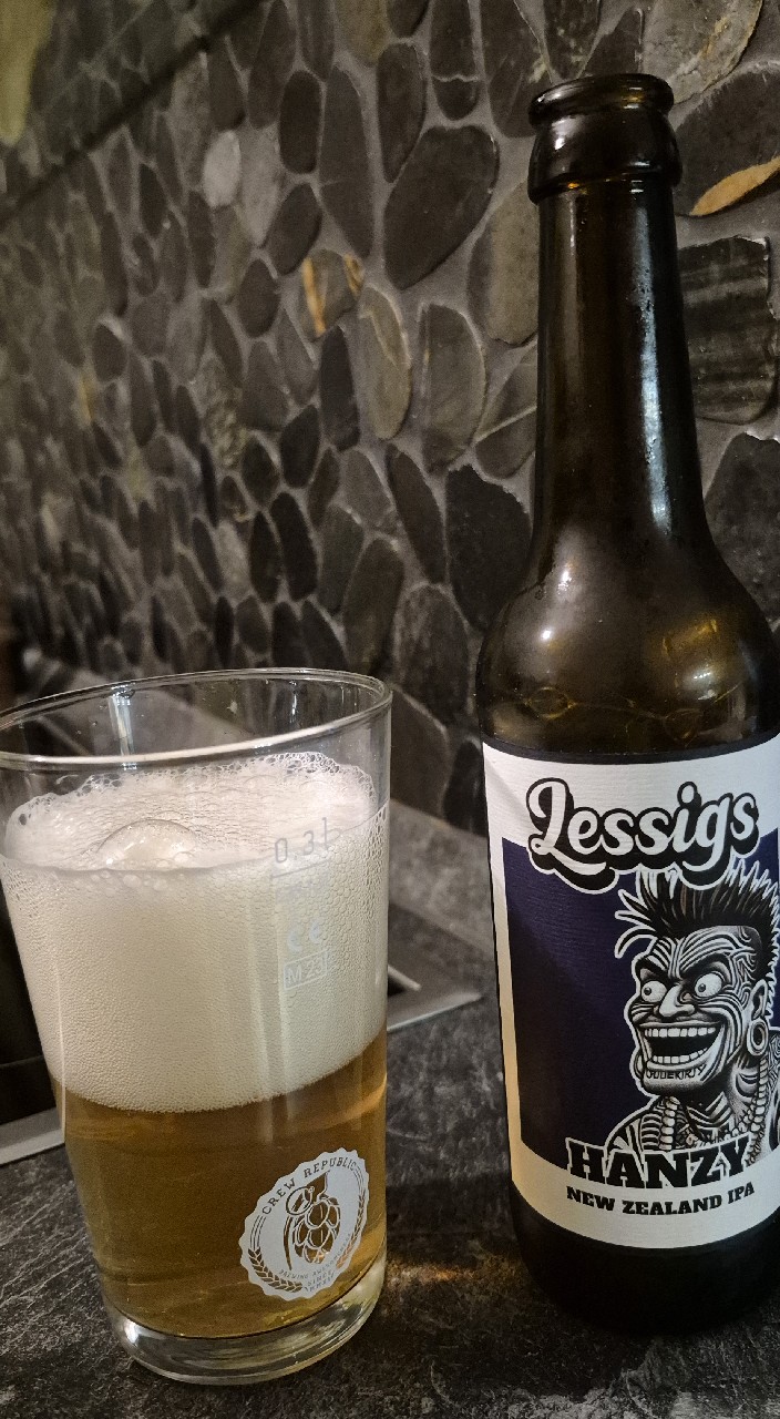 hanzy new Zealand ipa, Lessig's Brauwerkstatt
