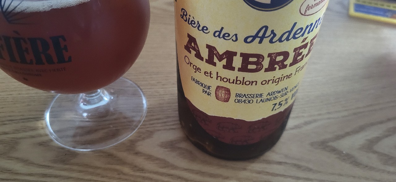 Nos Régions Ont Du Talent - Ambrée Des Ardennes, Société Ardennaise De Brasserie (Ardwen)