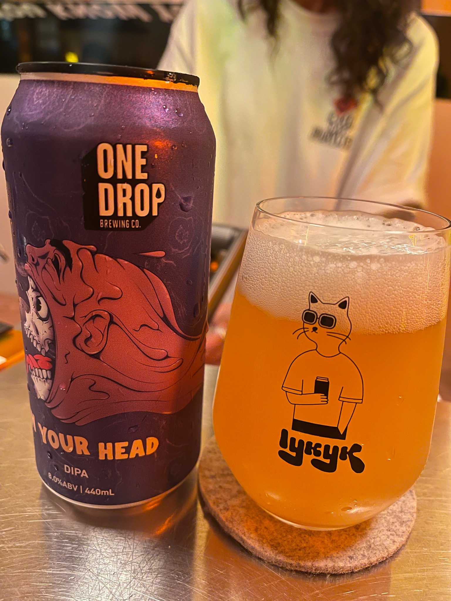 In your head, One Drop Brewing Co.