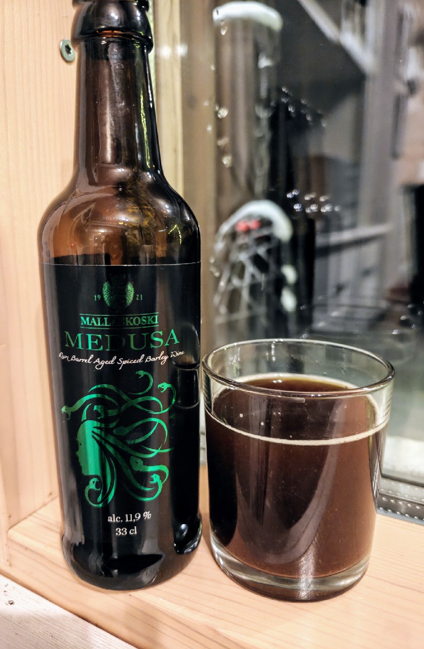 Medusa Rum Barrel Aged Spiced Barley Wine, Finland