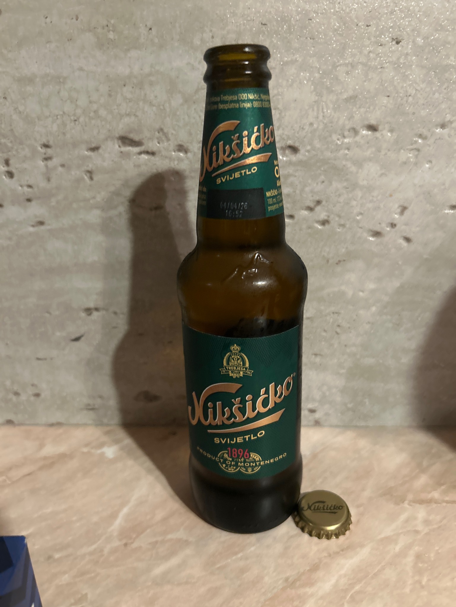 Nikšićko Svijetlo Pivo, Trebjesa Brewery (MolsonCoors)