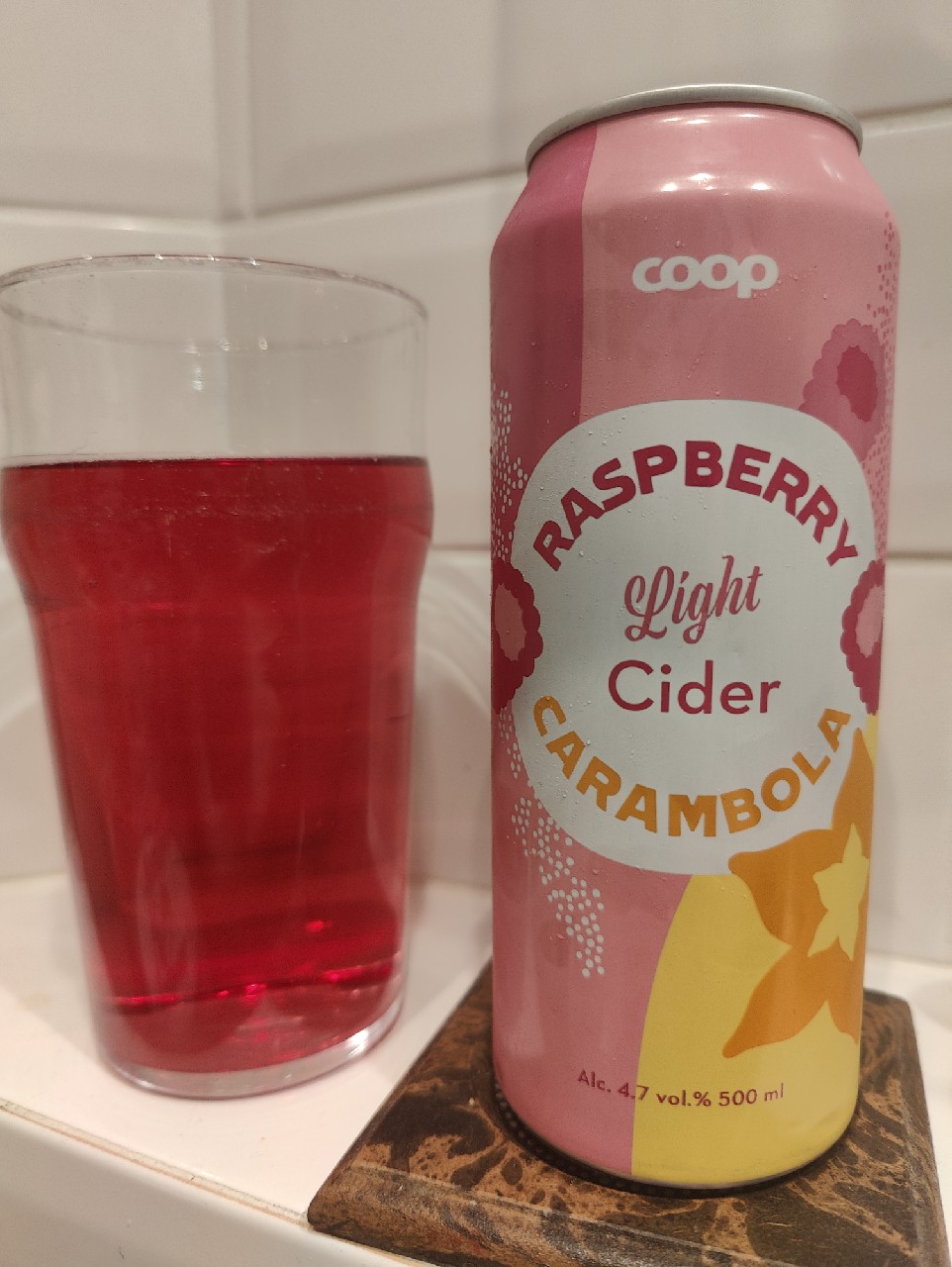 Coop Raspberry Carambola Light Cider, Finland