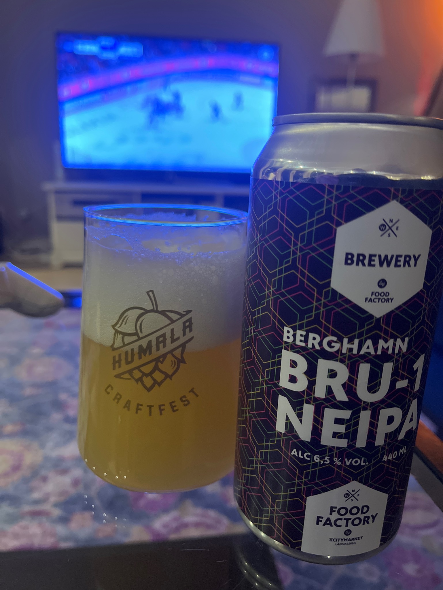 Berghamn BRU-1 NEIPA, Food Factory Brewery by K-Citymarket Länsikeskus