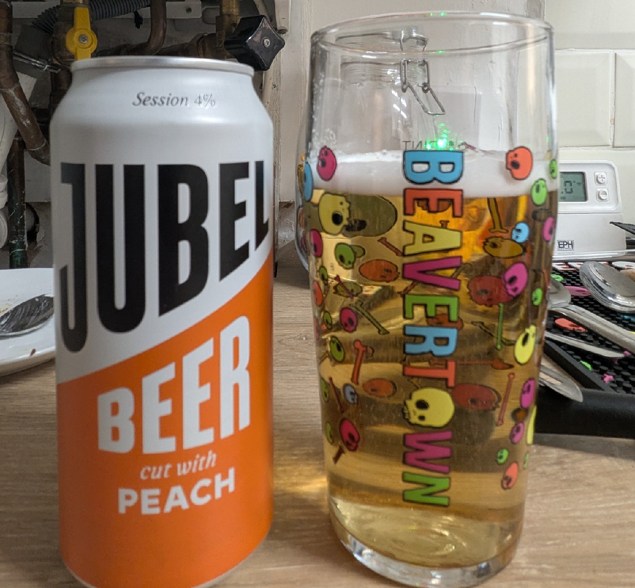 Beer Cut With Peach, Jubel Beer