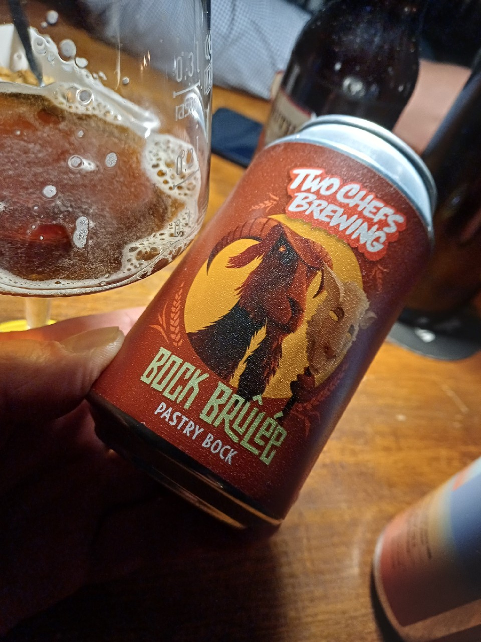 bock brûlée, Two Chefs Brewing