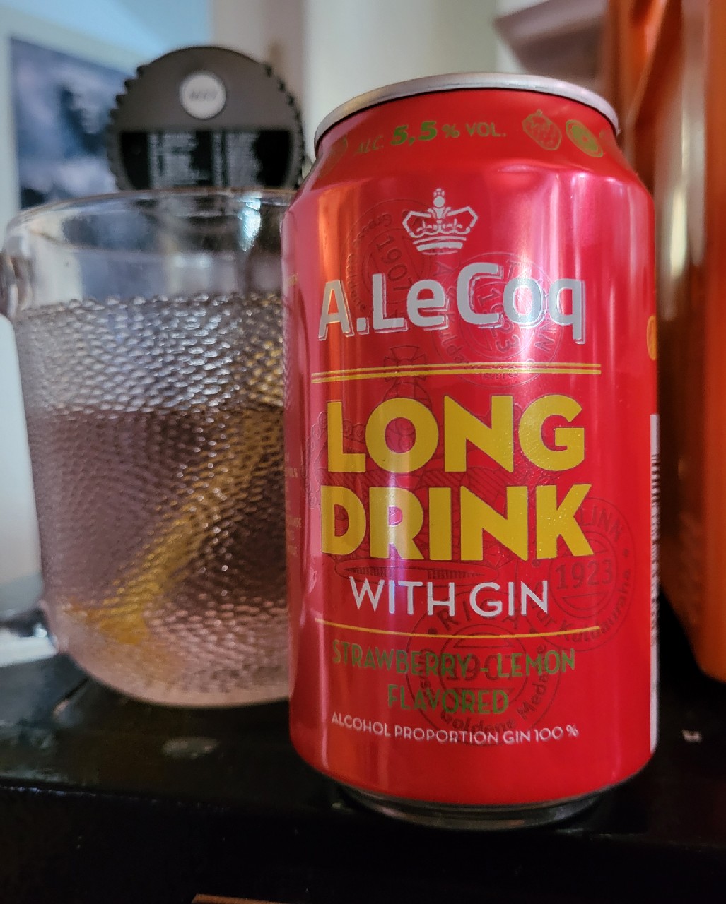 A. Le Coq GIN Strawberry-Lemon Long Drink, Estonia