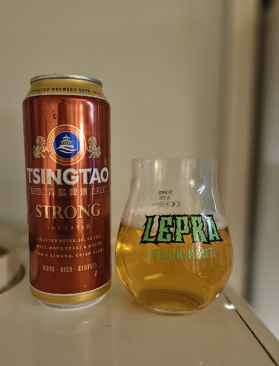 Tsingtao Strong lager, China