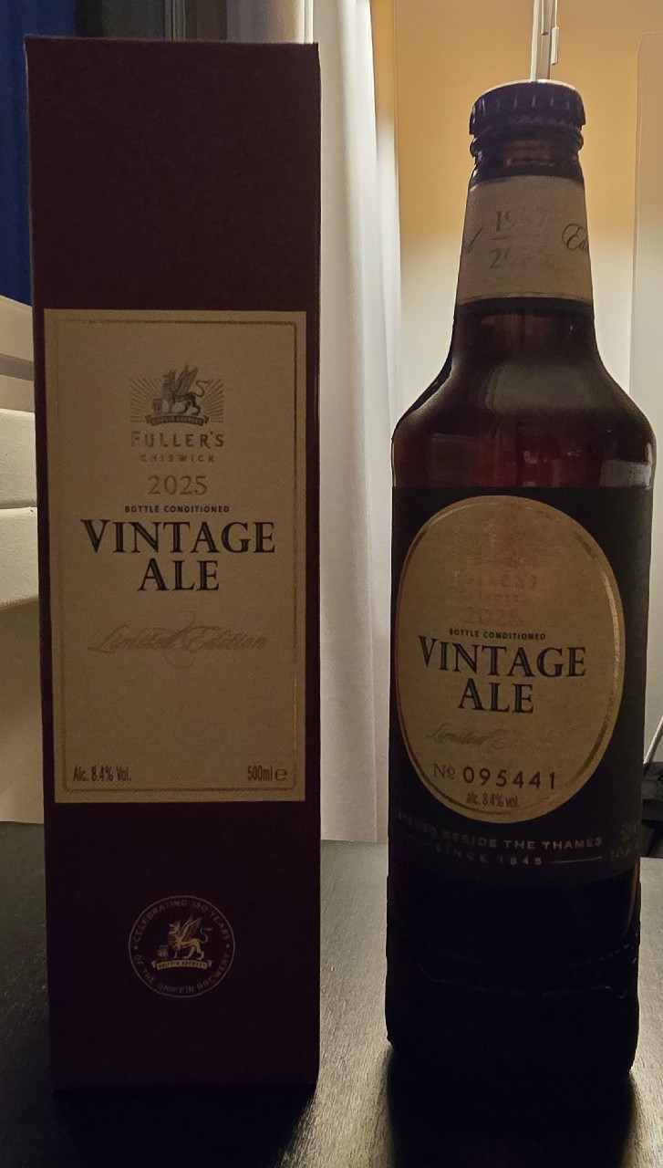 Vintage ale (2025), Fuller's Griffin Brewery (Asahi Breweries)