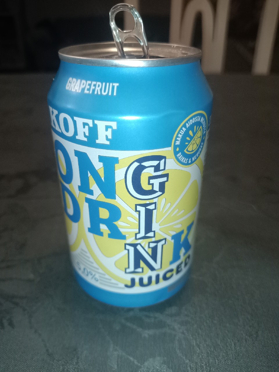 KOFF Long Drink Juiced Grapefruit, Finland