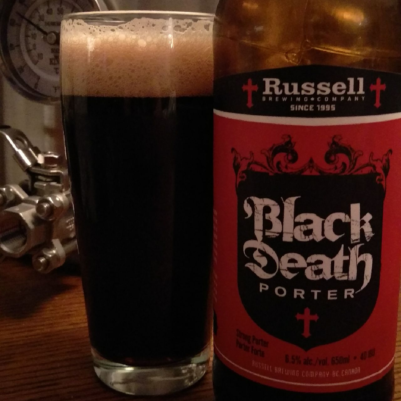 Black death porter, Canada