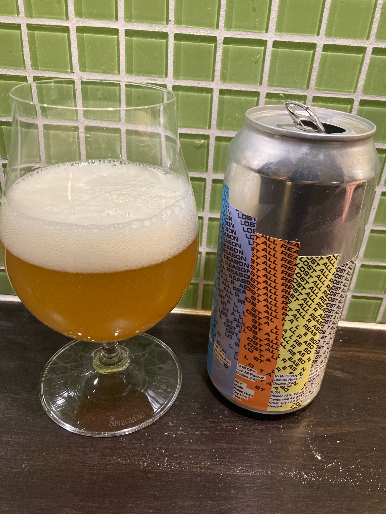 To Øl CPH Lost All Reason Double IPA, Denmark