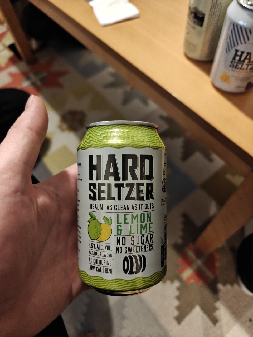 Hard Seltzer Lemon & Lime, Finland