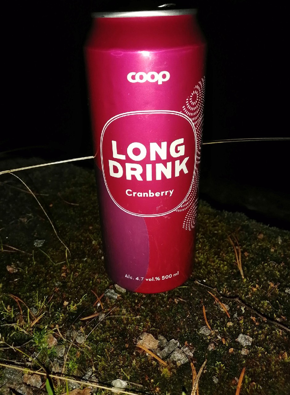 Coop Cranberry Long Drink, Finland