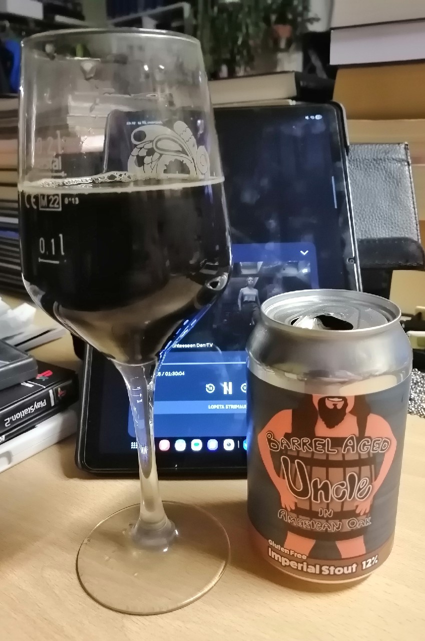 Barrel Aged Uncle In American Oak, Tired Uncle Brewing Co.