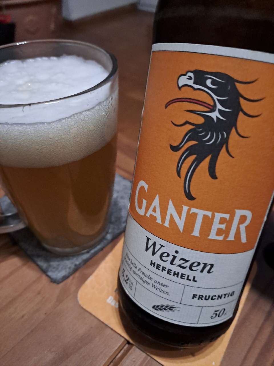 Ganter Weizen Hefehell, Brauerei Ganter