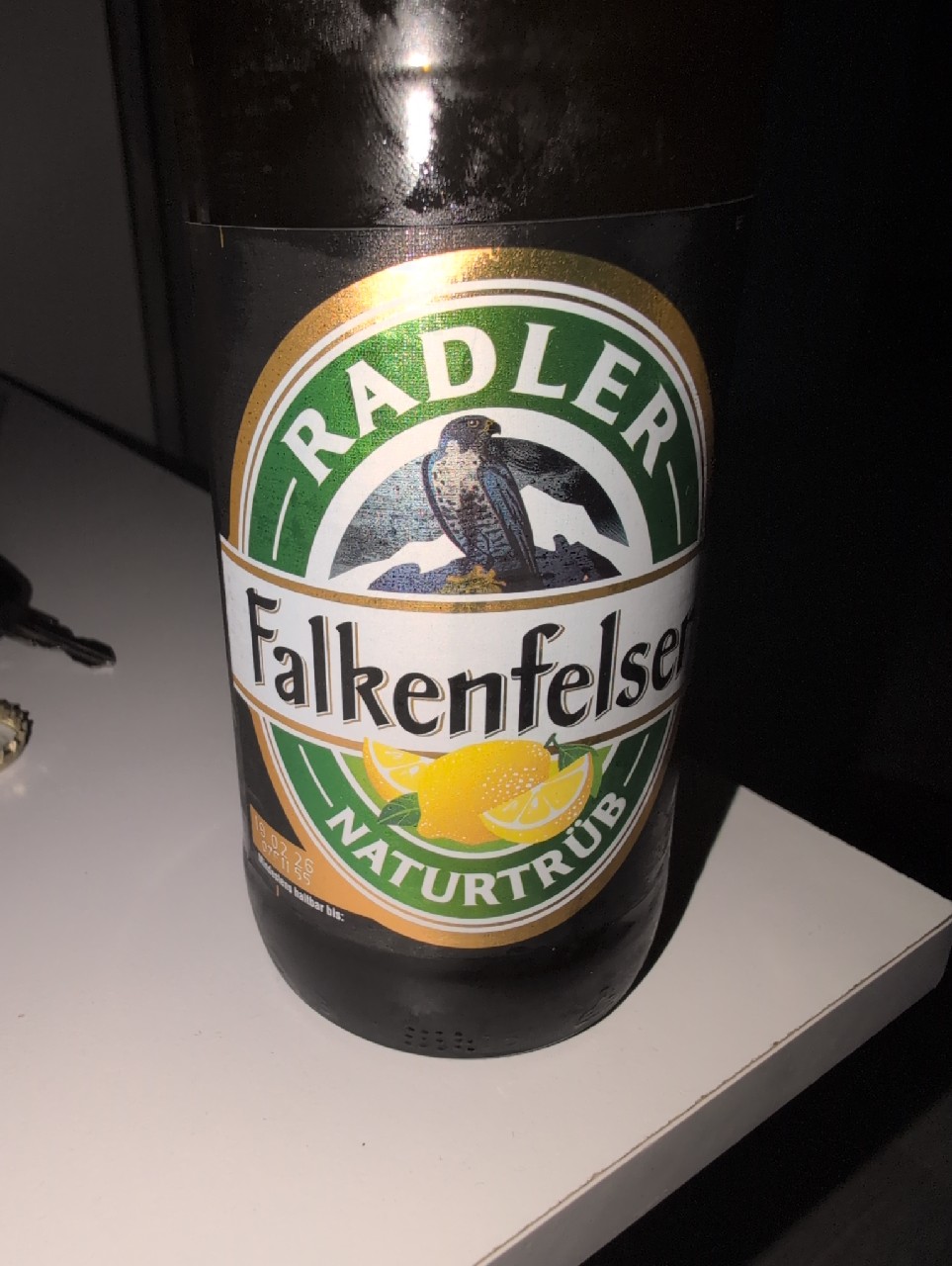 Falkenfelser Radler Naturtrüb, Bayernbräu Fränkische Saale (Netto)