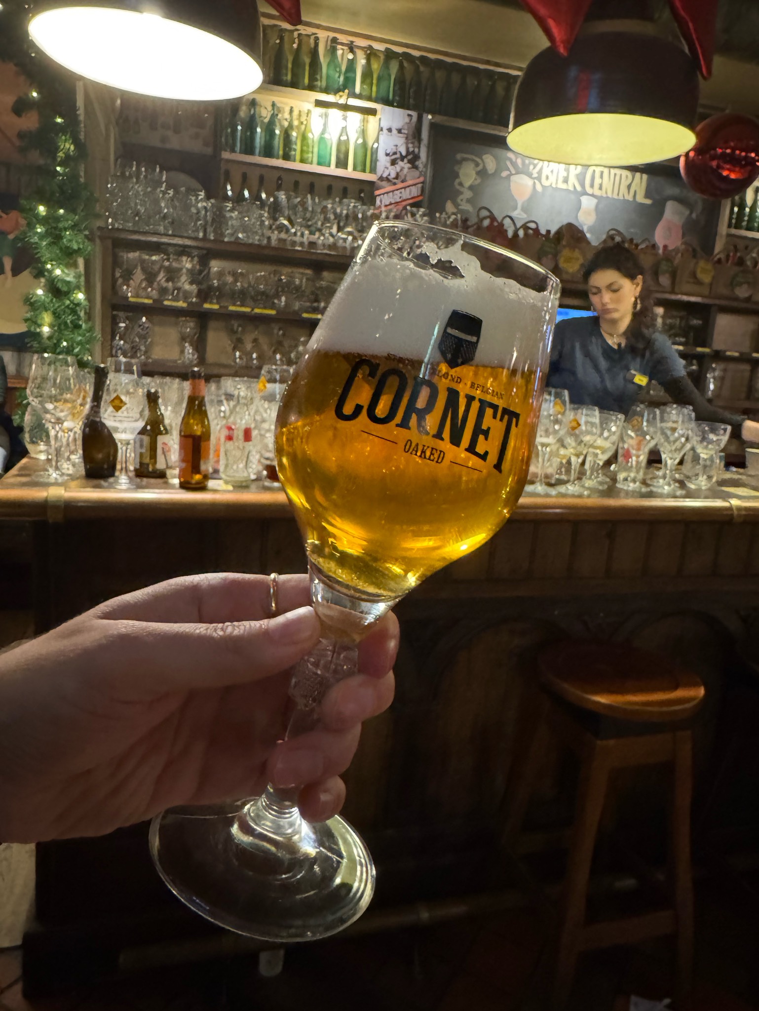 cornet oaked - Gold blond, Belgium