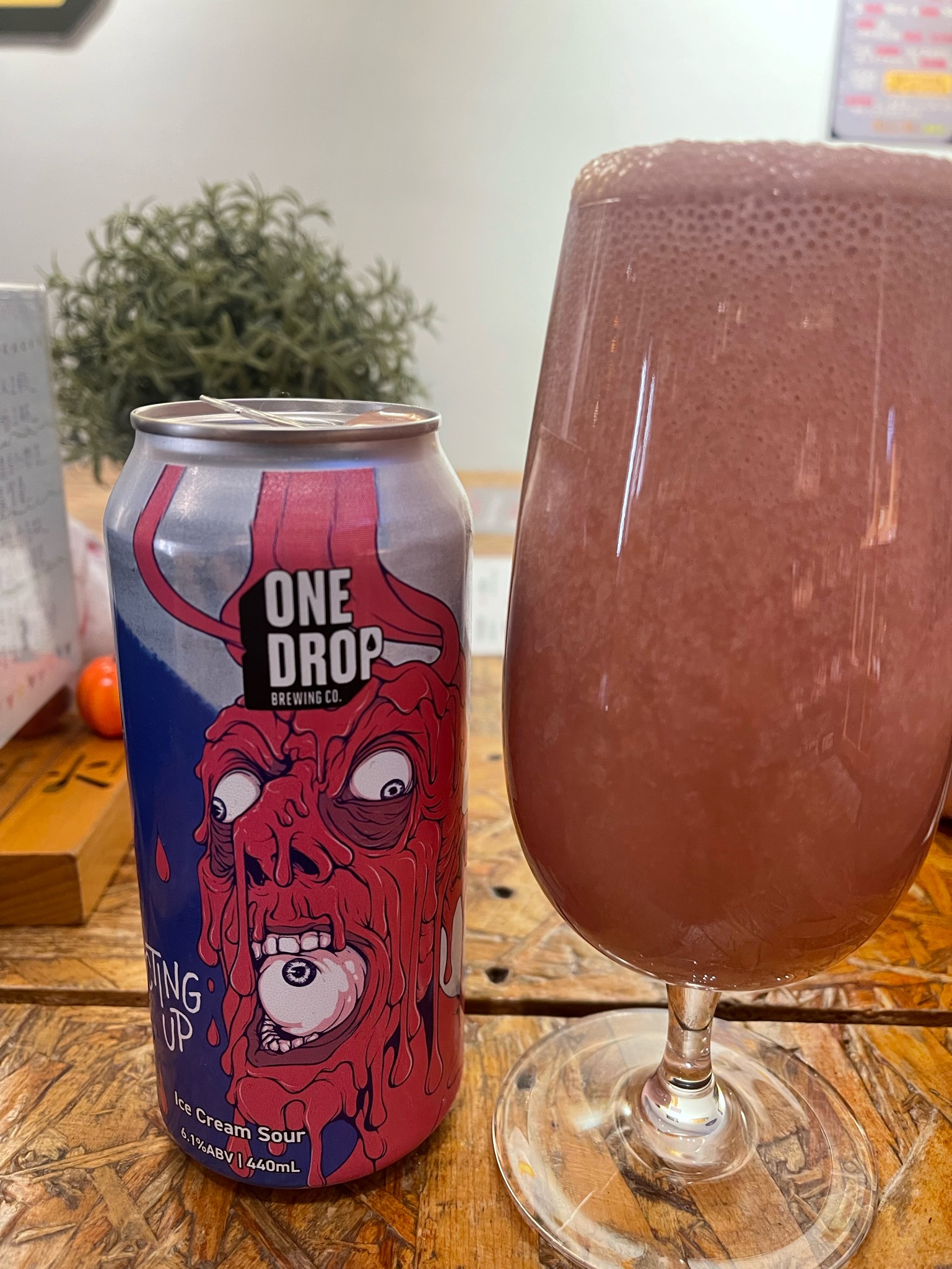 Acting up, One Drop Brewing Co.