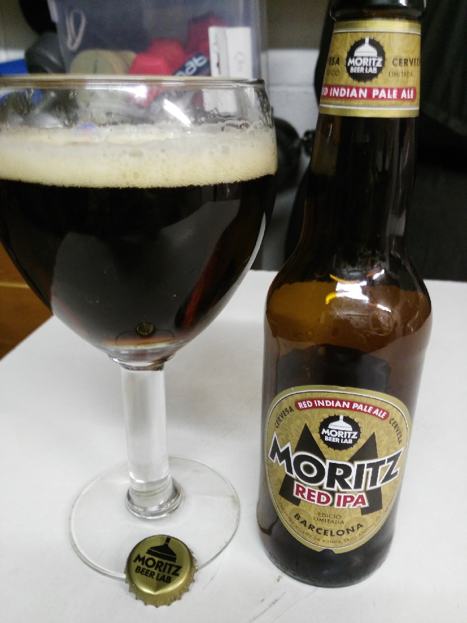 Moritz Red IPA, Cervezas Moritz