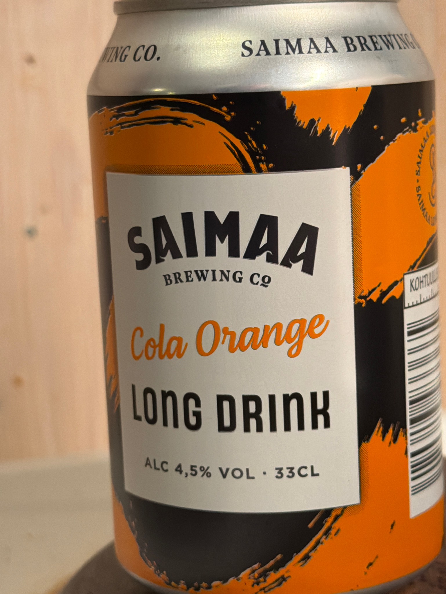 Long Drink Cola Orange, Finland