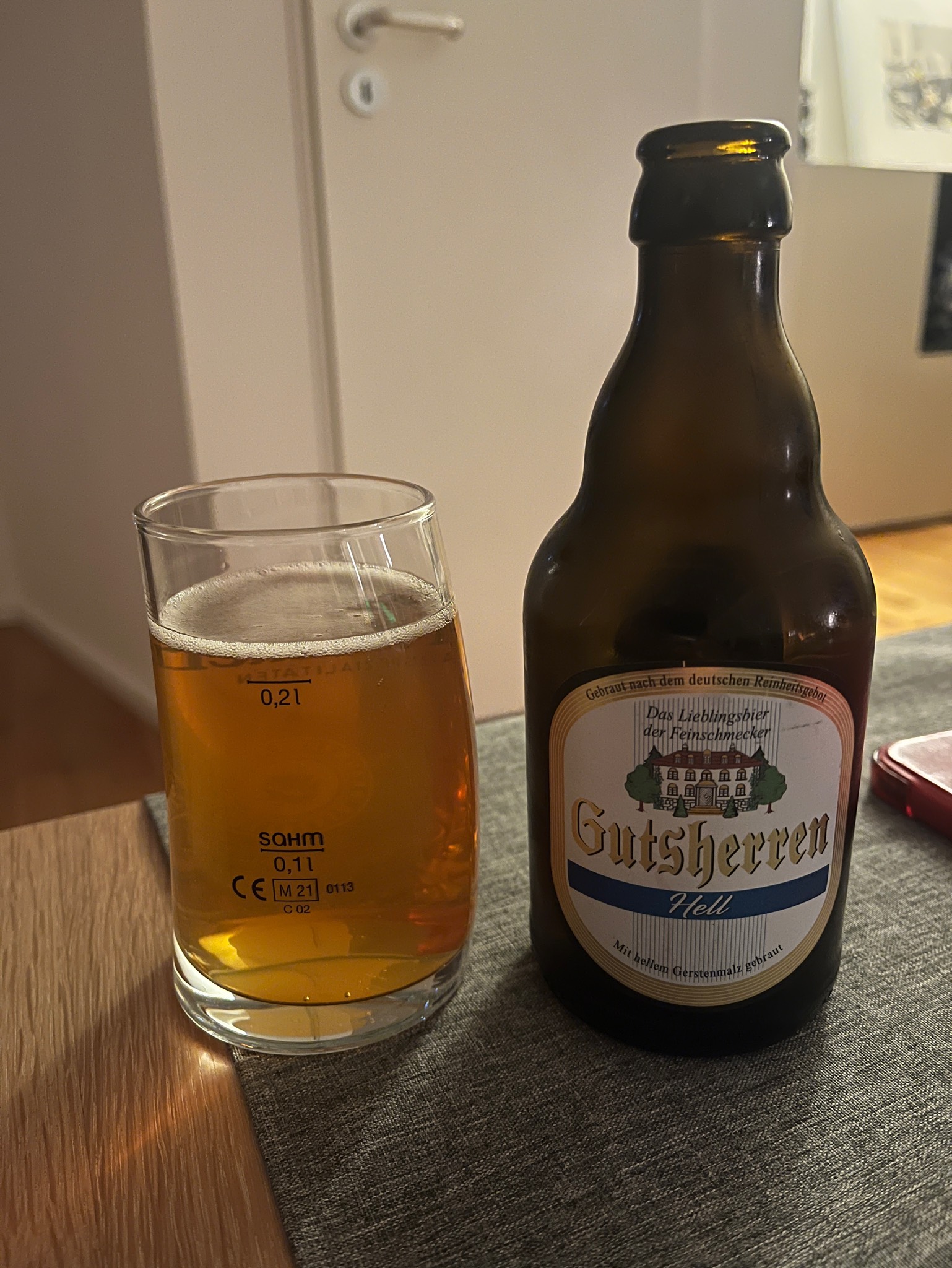 Gutsherren Pils, Brauerei Allersheim