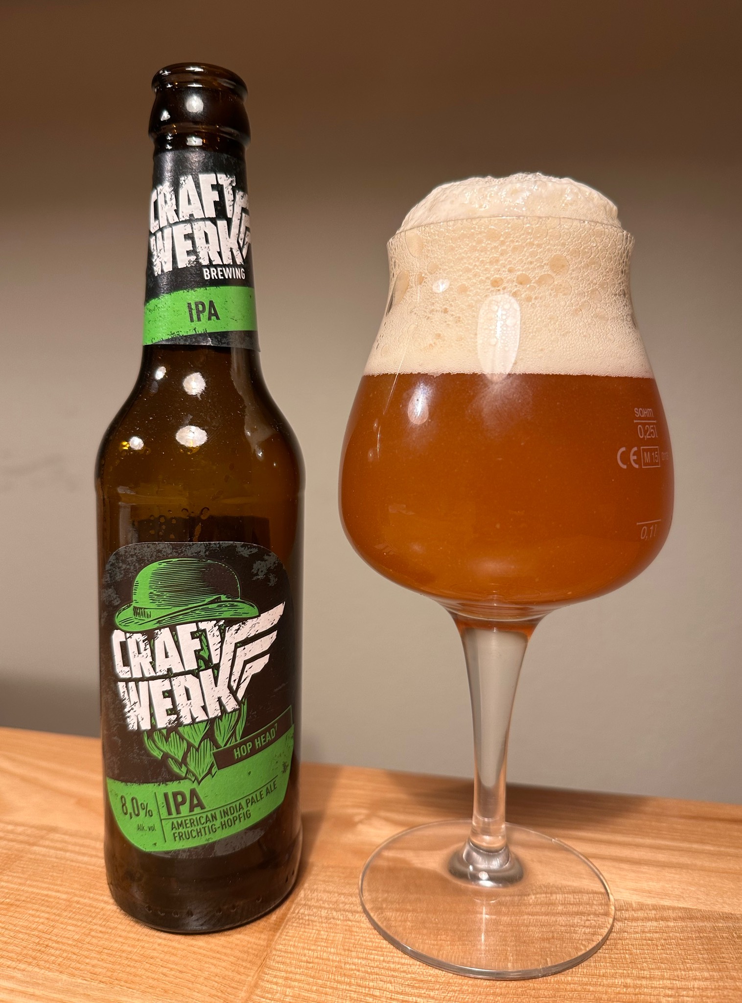 Hop Head 7 IPA, Craftwerk Brewing (Bitburger)